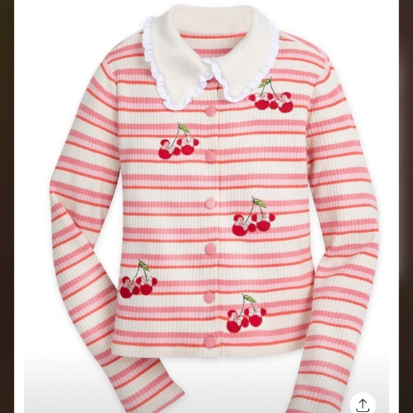 Disney Parks x HER Universe Mickey Mouse Cherry Collection Sweater - Picture 3 of 4